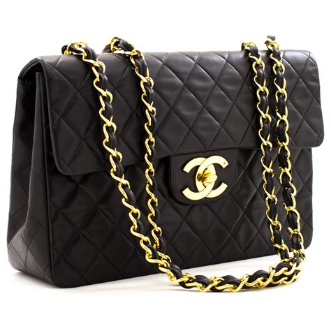 schwarze chanel-tasche